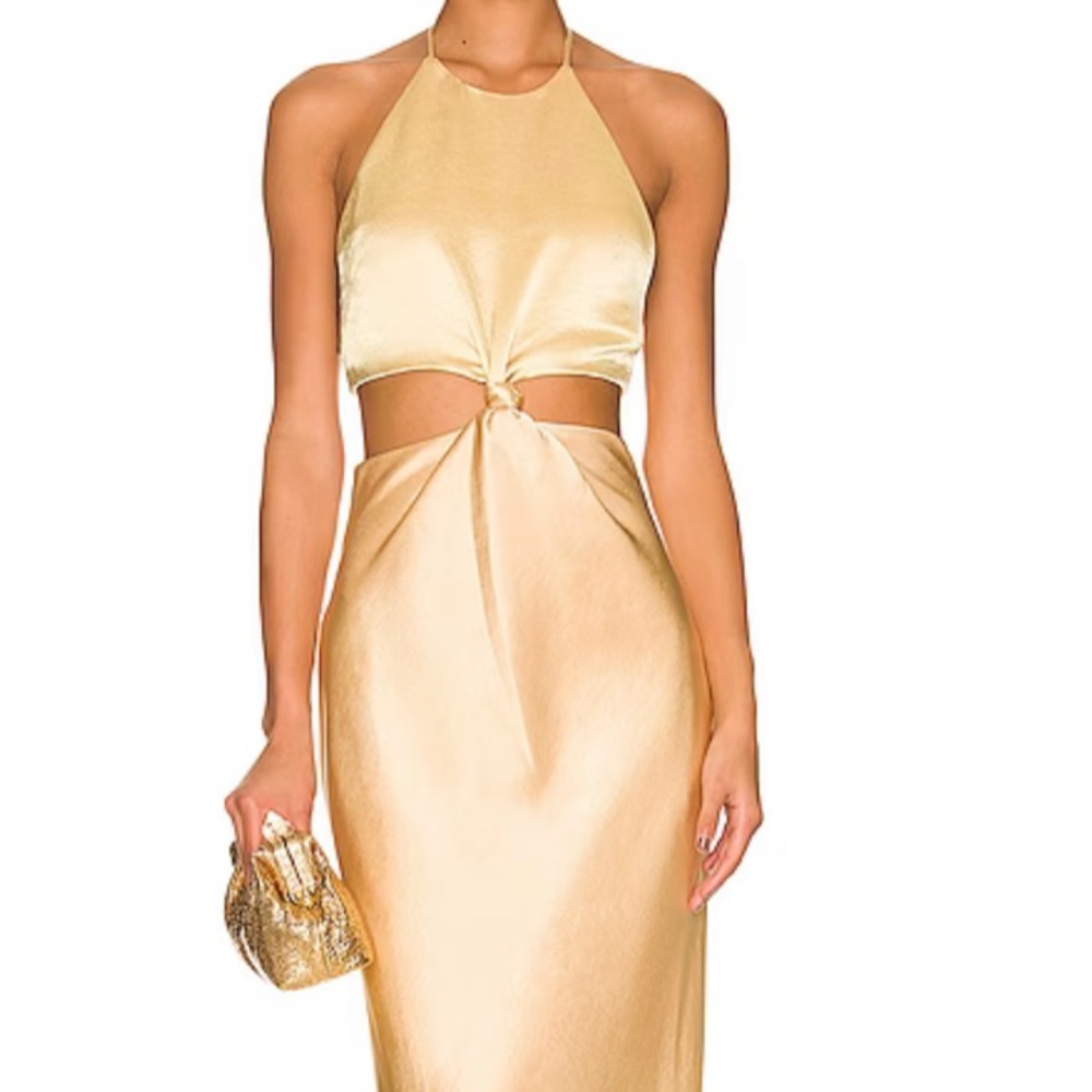 BEC + BRIDGE Carrie Halter Maxi Dress